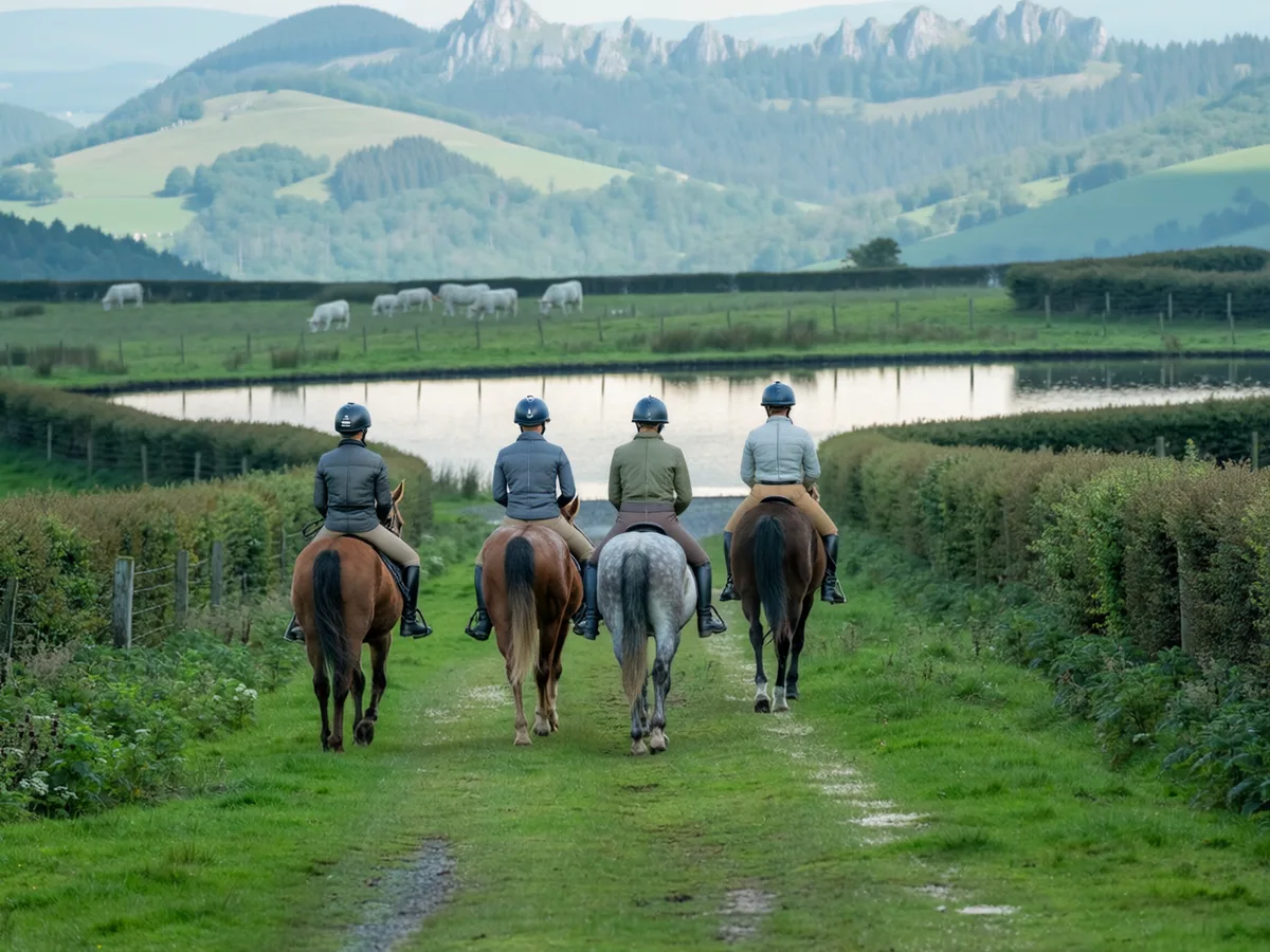 Balade à cheval en Isère, autour de Sardieu