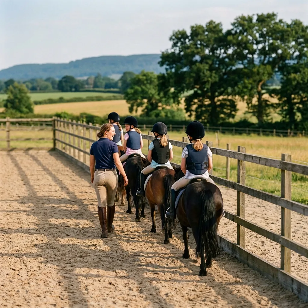 Cours de poney à Sardieu, Isère